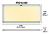 K&N Engineering hvc11430 | K&N HVAC Filter - 14 x 30 x 1 Alternate Image 1