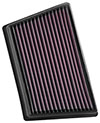 K&N Engineering 333073 | K&N 15-18 Land Rover Discovery Sport L4-2.0L DSL Replacement Drop In Air Filter Alternate Image 3