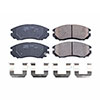 PowerStop 171104 | Power Stop 04-08 Hyundai Tiburon Front Z17 Evolution Ceramic Brake Pads w/Hardware; 2004-2008 Alternate Image 1