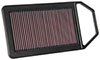 K&N Engineering 333114 | K&N 15-18 Suzuki Baleno L4-1.2L F/I Replacement Drop In Air Filter Alternate Image 3