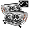 SPYDER 5011923 | Spyder Toyota Tacoma Halo LED ( Replaceable LEDs ) Projector Headlights - Chrome - (PRO-YD-TT05-HL-C); 2005-2011 Alternate Image 1