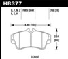 Hawk Performance HB377B.760 | Hawk 2003-2008 Chrysler PT Cruiser Turbo HPS 5.0 Front Brake Pads; 2003-2008 Alternate Image 2