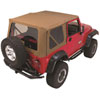 Rampage 68317 | 1997-2006 Jeep Wrangler(TJ) Complete Top - Spice Denim; 1997-2006 Alternate Image 1