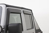 AVS 56034060 | 07-18 Jeep Wrangler Unlimited Ventvisor & Aeroskin Deflector Combo Kit - Matte Black; 2007-2018 Alternate Image 4