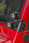 Rugged Ridge 11232.36 | 97-06 Jeep Wrangler TJ Textured Black Dual A-Pillar Light Mount; 1997-2006 Alternate Image 7