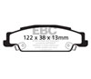 EBC dp41646/2r | 05-08 Pontiac Grand Prix 5.3 Yellowstuff Rear Brake Pads; 2005-2008 Alternate Image 6