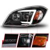 ANZO 121573 | 05-10 Chevrolet Cobalt / 07-10 Pontiac G5 LED Projector Headlights w/ Seq Black Housing; 2005-2010 Alternate Image 2