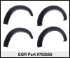 EGR 793555 | 19-22 Ford Ranger Traditional Bolt-On Look Fender Flares With Black-Out Bolt Kit Set Of 4; 2019-2022 Alternate Image 8