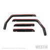 Westin 72-51499 | 2018-2019 Jeep Wrangler JL Unlimited Wade In-Channel Wind Deflector 4pc - Smoke; 2018-2024 Alternate Image 7