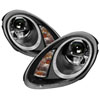 SPYDER 5083197 | Spyder Porsche Cayman 987 Projector Headlights - Halogen Model Only - DRL LED - Black - (PRO-YD-P98705-DRL-BK); 2005-2008 Alternate Image 1