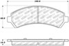 Stoptech 309.07260 | StopTech Sport Brake Pads Chevrolet Blazer, Front; 1997-2005 Alternate Image 1