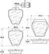 Stoptech 308.08391 | StopTech Street Brake Pads Audi S6 Fr Ch# 4B-2-130 136, Front; 2004-2004 Alternate Image 1