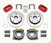 Wilwood 140-13322-r | Dynapro Lug Mount P/S Park Brake Kit Red Big Ford 2.36in Off Bronco 5 x 5.50; 1965-1977 Alternate Image 1