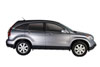 AVS 796002 | 07-11 Honda CR-V Ventvisor Low Profile Deflectors 6pc - Smoke w/Chrome Trim; 2007-2011 Alternate Image 2