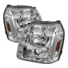 SPYDER 5029324 | Spyder GMC Yukon XL Halo LED ( Replaceable LEDs ) Projector Headlights - Chrome - (PRO-YD-GY07-HL-C); 2007-2012 Alternate Image 1