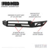 Westin 58-41045 | 16-20 Toyota Tacoma Pro-Mod Front Bumper; 2016-2020 Alternate Image 1