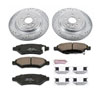 PowerStop k4723 | Power Stop 08-14 Cadillac CTS Rear Z23 Evolution Sport Brake Kit; 2008-2014 Alternate Image 2