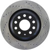 Stoptech 128.33113L | StopTech Volkswagen Golf Sport Cryo Cross Drilled Rotor, Rear Left; 2012-2017 Alternate Image 2