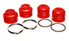 Energy Suspension 9.13136r | 94-06 Hummer H1 Red Front or Rear Ball Joint Boot Set; 1994-2006 Alternate Image 1