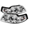 SPYDER 5010452 | Spyder Ford Mustang Halo Projector Headlights - Chrome - (PRO-YD-FM99-1PC-AM-C); 1999-2004 Alternate Image 1