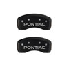 MGP 18031SPOPRD | 4 Caliper Covers Engraved Front & Rear Pontiac Red finish silver ch; 2004-2005 Alternate Image 3