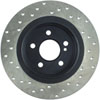 Stoptech 128.35112L | StopTech Mercedes-Benz C250 Sport Cryo Cross Drilled Rotor, Rear Left; 2010-2016 Alternate Image 3