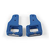 Borne Off-Road bnthf15017bl | Borne Off-Road 2017+ Ford Raptor / 2009+ Ford F150 Borne Off-Road Billet Tow Hooks - Blue; 2009-2024 Alternate Image 1