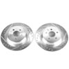 PowerStop ar85174xpr | Power Stop 15-19 Ford Edge Rear Evolution Drilled & Slotted Rotors - Pair; 2015-2019 Alternate Image 1