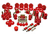 Energy Suspension 3.18107r | 88-98 Chevy/GMC 2WD 1/2, 3/4, 1 Ton PickUp Red Hyper-flex Master Bushing Set; 1988-1998 Alternate Image 1