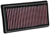 K&N Engineering 333081 | K&N 17-18 Kia Rio IV 1.0L Drop In Air Filter; 2017-2018 Alternate Image 1