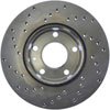 Stoptech 128.34008L | StopTech BMW 733i Sport Cryo Cross Drilled Rotor, Front Left; 1978-1982 Alternate Image 3