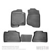 Westin 74-15-51021 | 2016-2018 Honda Pilot (5 passenger) Profile Floor Liners 4pc - Black; 2016-2018 Alternate Image 5