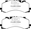 EBC dp42279r | 2016+ Audi Q7 3.0L Supercharged Yellowstuff Front Brake Pads; 2016-2023 Alternate Image 1