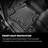 Husky Liners 94101 | 2019+ Ford Ranger SuperCrew Cab Weatherbeater Black Front & 2nd Seat Floor Liners; 2019-2024 Alternate Image 2