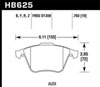 Hawk Performance HB625B.760 | Hawk 2001-2010 Audi S3 European HPS 5.0 Front Brake Pads; 2001-2010 Alternate Image 1