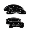 MGP 18031SPONBK | 4 Caliper Covers Engraved Front Pontiac Rear Arrow Black Finish Sil Char 2004 Pontiac Bonneville; 2004-2005 Alternate Image 2