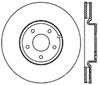 Stoptech 128.42079R | StopTech Nissan 350Z Sport Cross Drilled Brake Rotor, Rear Right; 2003-2008 Alternate Image 1