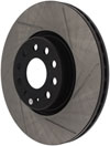 Stoptech 126.33098SL | StopTech Volkswagen Passat Sport Slotted Brake Rotor, Front Left; 2006-2015 Alternate Image 6