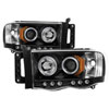 SPYDER 5009951 | Spyder Dodge Ram 1500 CCFL LED ( Replaceable LEDs ) Projector Headlights - Black - (PRO-YD-DR02-CCFL-BK); 2002-2005 Alternate Image 3