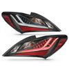 ANZO 321347 | 10-13 Hyundai Genesis 2DR LED Taillights Smoke; 2010-2013 Alternate Image 3