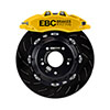 EBC bbk036yel1 | Racing 08-21 Nissan 370Z Yellow Apollo-6 Calipers 355mm Rotors Front Big Brake Kit; 2008-2021 Alternate Image 1