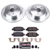 PowerStop k8021 | Power Stop 18-19 Infiniti Q50 Rear Z23 Evolution Sport Brake Kit; 2018-2022 Alternate Image 2