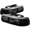 SPYDER 5012470 | Spyder Silverado Crystal Headlights - Black - (HD-YD-CSIL99-BK); 1999-2003 Alternate Image 1