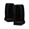 SPYDER 9028137 | Xtune Cadillac Escalade 02-06 LED Tail Light Black Smoked ALT-JH-CE02-LED-BSM; 2002-2006 Alternate Image 1