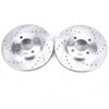 PowerStop ebr251xpr | Power Stop 95-02 Volkswagen Cabrio Front Evolution Drilled & Slotted Rotors - Pair; 1995-2002 Alternate Image 2