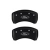 MGP 10229SFRDRD | 4 Caliper Covers Engraved Front & Rear Oval logo/Ford Red finish silver ch; 2019-2019 Alternate Image 3