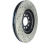 Stoptech 128.33062R | StopTech Audi TT Quattro Sport Cryo Cross Drilled Rotor, Front Right; 2000-2006 Alternate Image 2