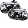 SPYDER 5012159 | Spyder Volkswagen Golf IV Halo Projector Headlights - Black - (PRO-YD-VG99-BK); 1999-2005 Alternate Image 2