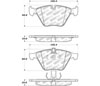 Stoptech 305.09181 | StopTech Street Select Brake Pads BMW X1 xDrive 28i, Front; 2010-2014 Alternate Image 1