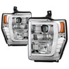 SPYDER 5087744 | Spyder Ford F-250/350/450 08-10 V2 High-Power LED Headlights-Switch Back-Chrome PRO-YD-FS08PL-SBLB-C; 2008-2021 Alternate Image 1